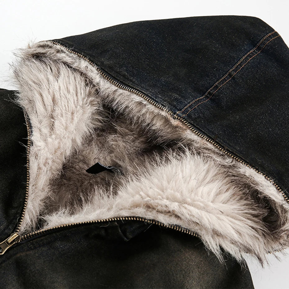 Vintage Denim Parka
