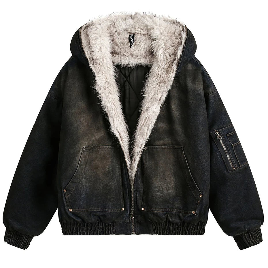 Vintage Denim Parka