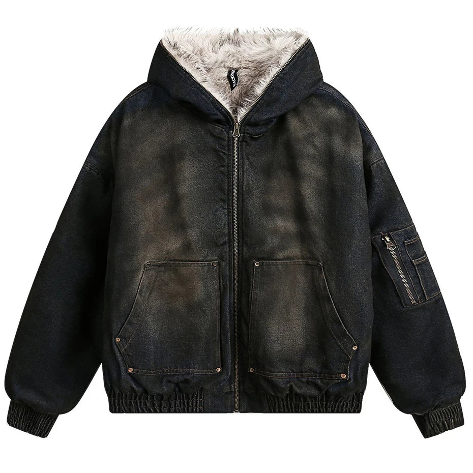 Vintage Denim Parka